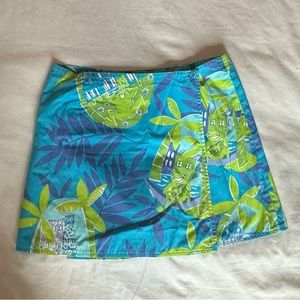 Floral Lilly Pulitzer wrap skirt